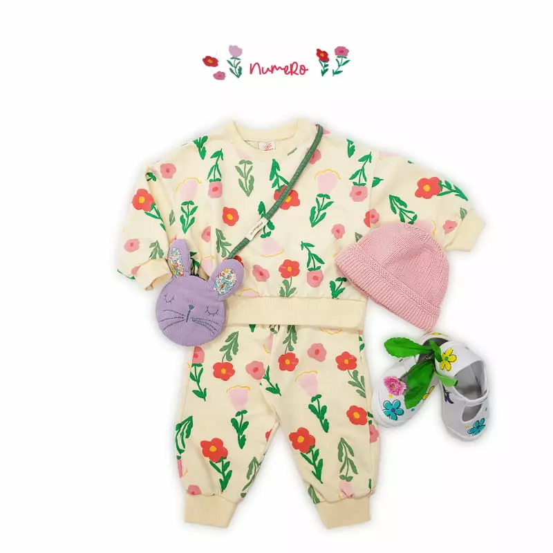 Numero - Korean Children Fashion - #designkidswear - Flying Top Bottom Set - 8