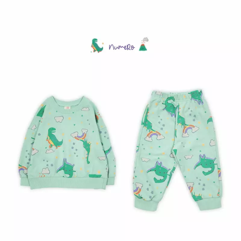 Numero - Korean Children Fashion - #prettylittlegirls - Flying Top Bottom Set - 2