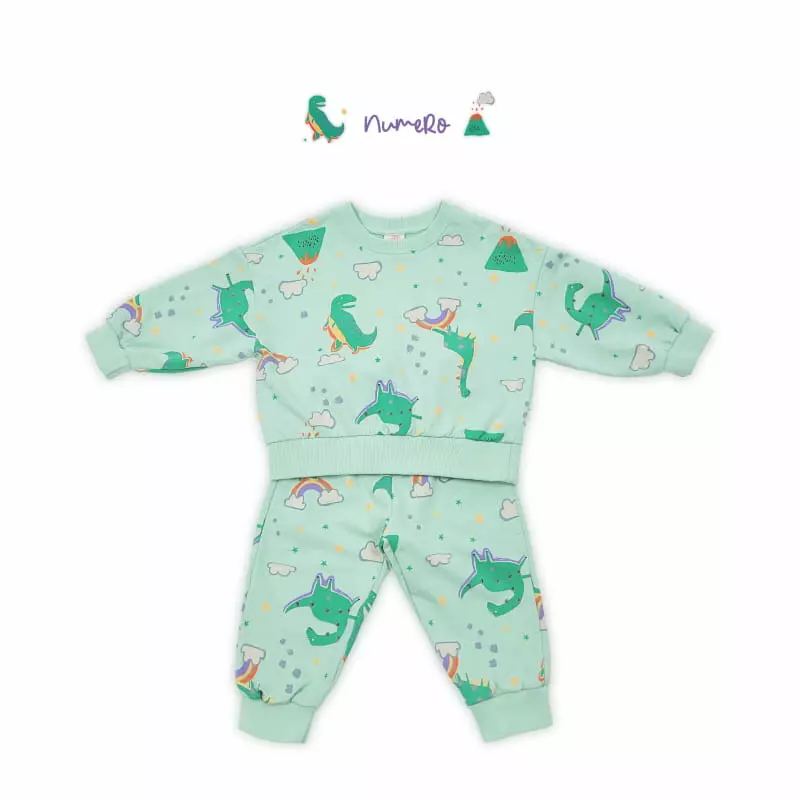 Numero - Korean Children Fashion - #todddlerfashion - Flying Top Bottom Set - 3