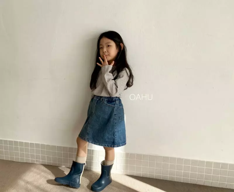 O'ahu - Korean Children Fashion - #magicofchildhood - TT Rib Tee - 3