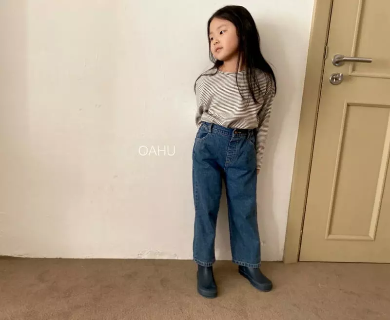 O'ahu - Korean Children Fashion - #todddlerfashion - About Jeans - 5