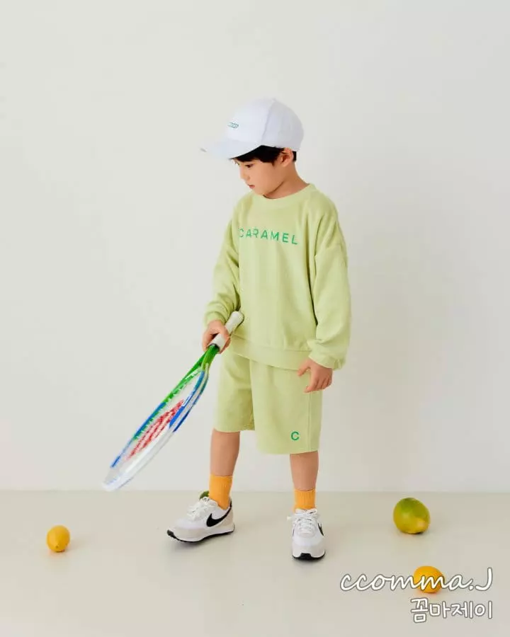 Oda - Korean Children Fashion - #Kfashion4kids - Caramel Top Bottom Set
