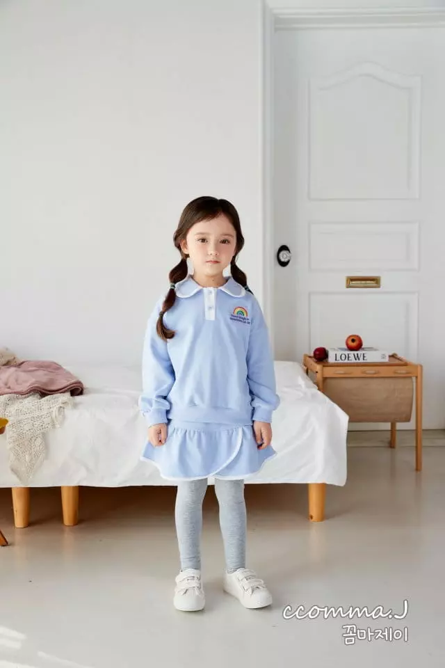 Oda - Korean Children Fashion - #childrensboutique - Line Skirt Leggings - 8