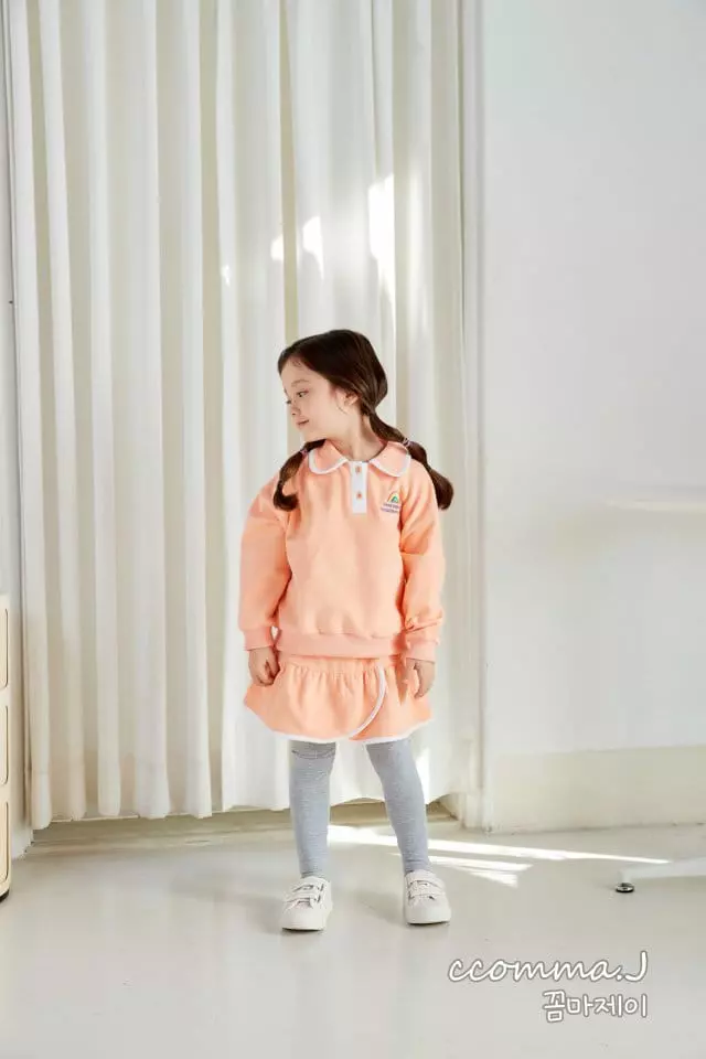 Oda - Korean Children Fashion - #minifashionista - Line Skirt Leggings - 2