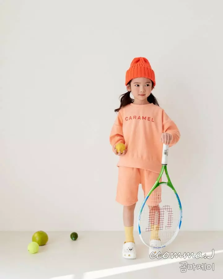 Oda - Korean Children Fashion - #stylishchildhood - Caramel Top Bottom Set - 8