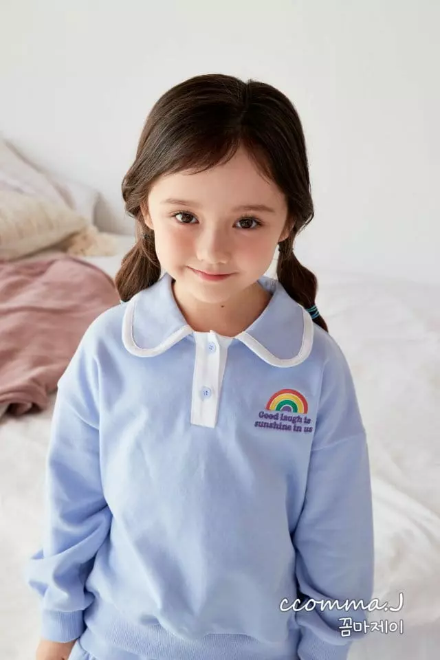 Oda - Korean Children Fashion - #todddlerfashion - Rainbow Sweatshirt - 3