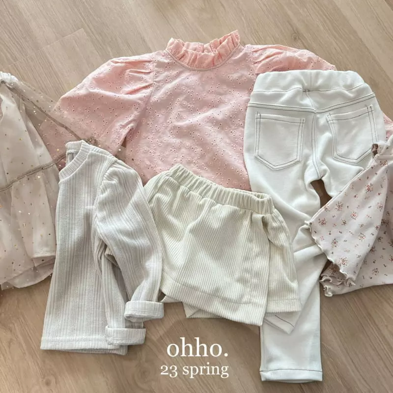Ohho - Korean Children Fashion - #designkidswear - Peang Tul Skirt - 7