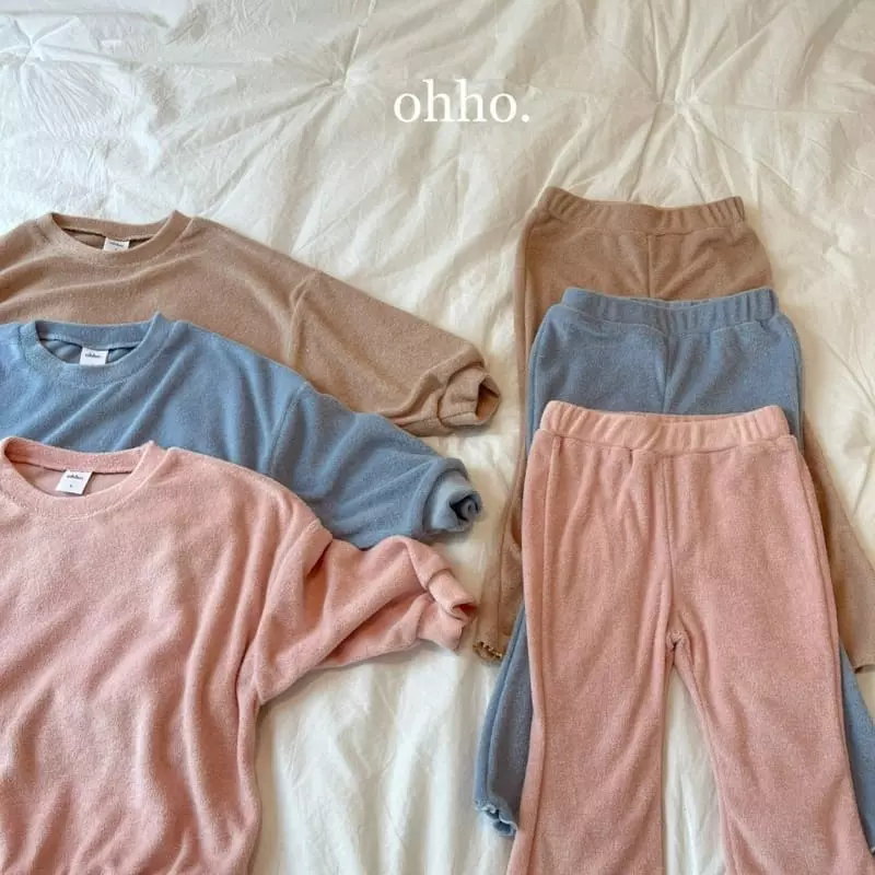 Ohho - Korean Children Fashion - #kidsstore - Terry Pants - 8