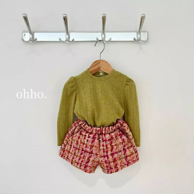 Ohho - Korean Children Fashion - #kidzfashiontrend - Jenny Twid Pants - 6