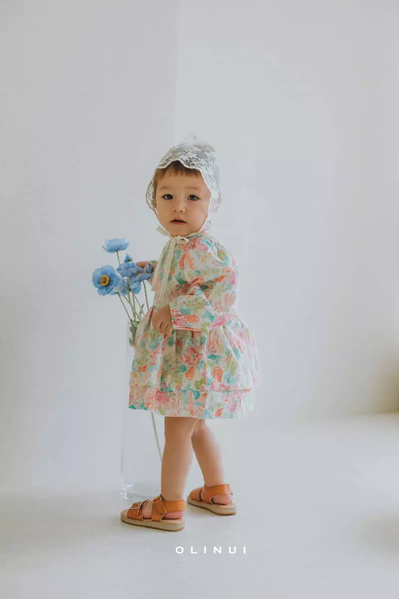 Olinui - Korean Children Fashion - #littlefashionista - Patal One-piece Bodysuit - 2