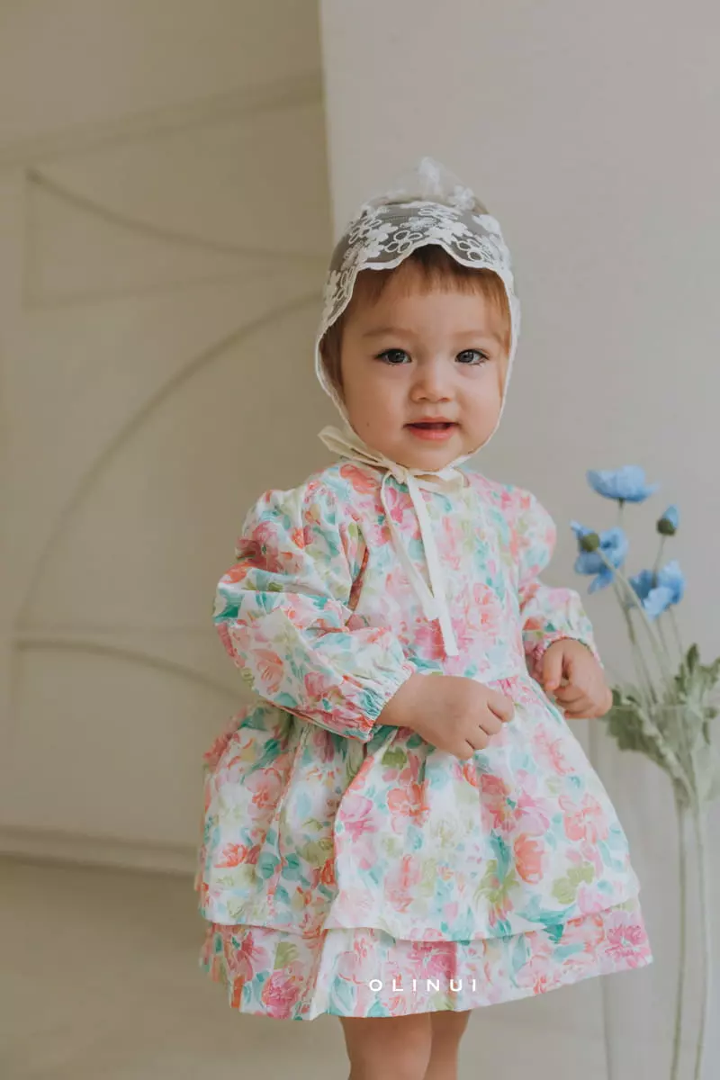 Olinui - Korean Children Fashion - #magicofchildhood - Patal One-piece Bodysuit - 4