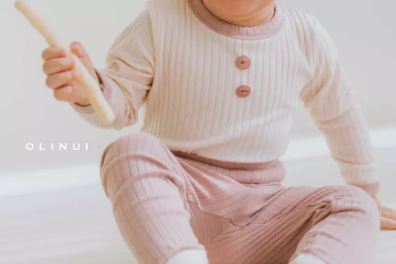 Olinui - Korean Children Fashion - #todddlerfashion - Modal Rib Easywear
