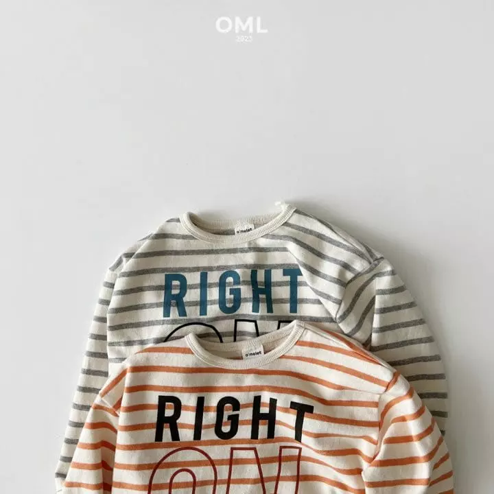 Omelet - Korean Children Fashion - #stylishchildhood - Baro Stripes Tee - 4
