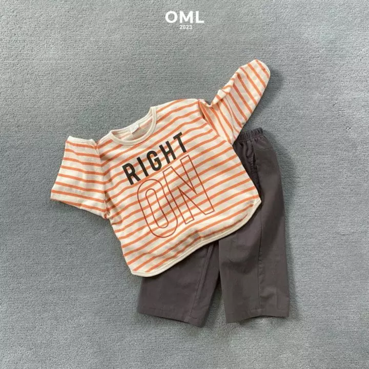 Omelet - Korean Children Fashion - #childrensboutique - Baro Stripes Tee - 5