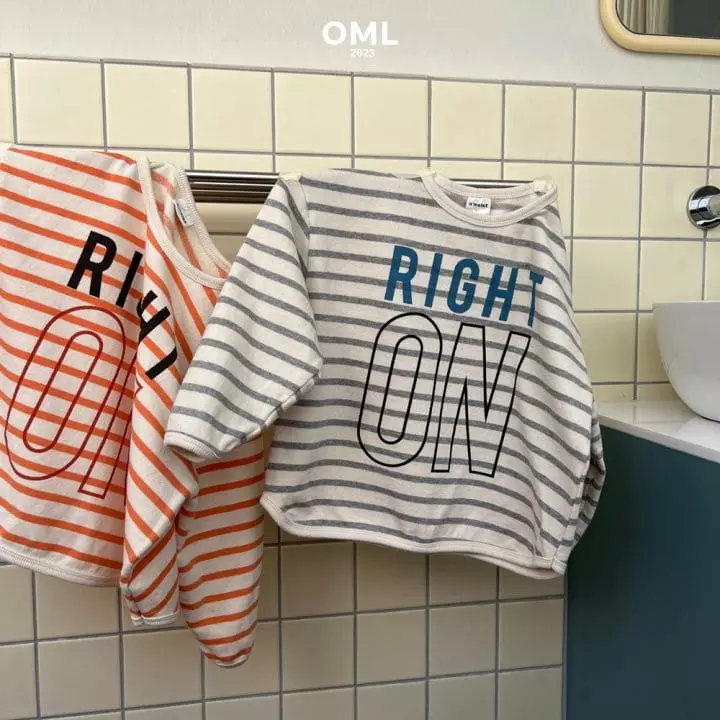Omelet - Korean Children Fashion - #discoveringself - Baro Stripes Tee - 7