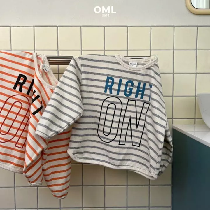 Omelet - Korean Children Fashion - #fashionkids - Baro Stripes Tee - 8