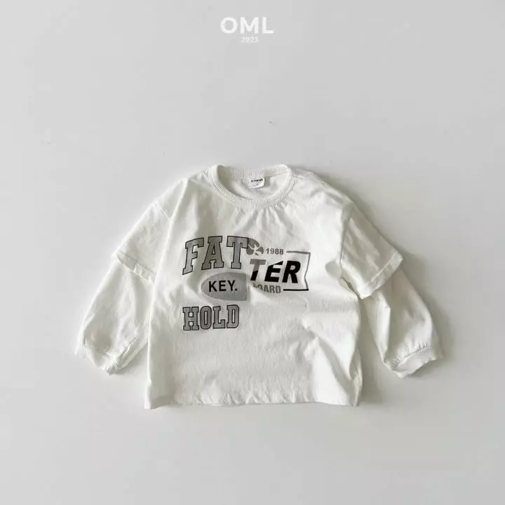 Omelet - Korean Children Fashion - #littlefashionista - Hold Layerd Tee - 7