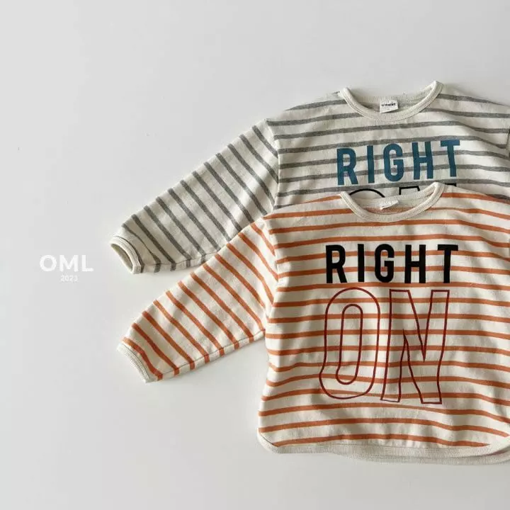 Omelet - Korean Children Fashion - #stylishchildhood - Baro Stripes Tee - 3