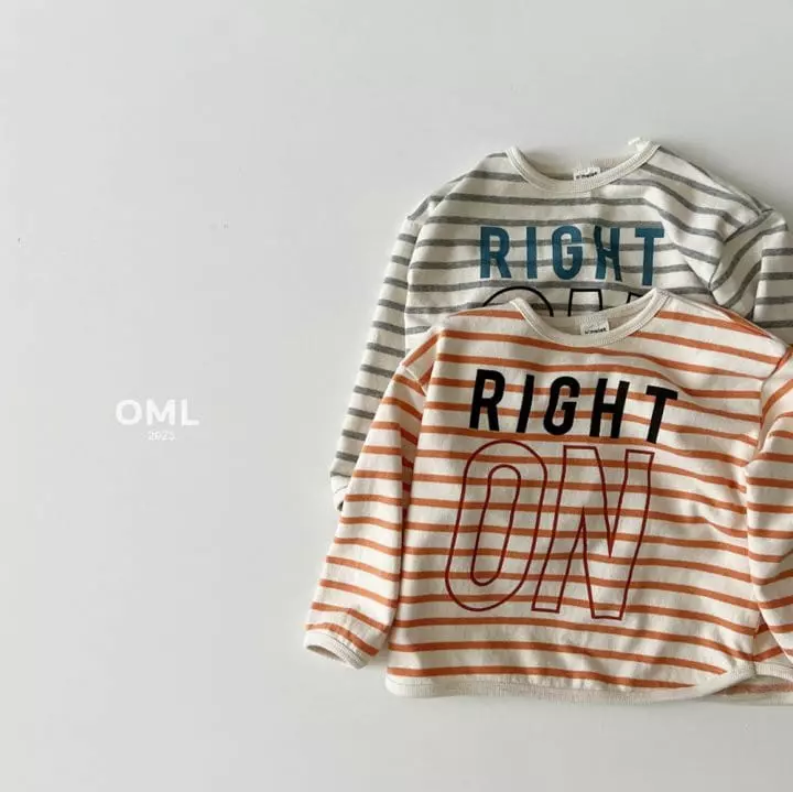 Omelet - Korean Children Fashion - #toddlerclothing - Baro Stripes Tee - 2