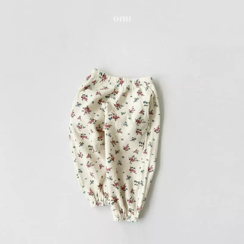 Onu - Korean Children Fashion - #minifashionista - Flower Pants - 5