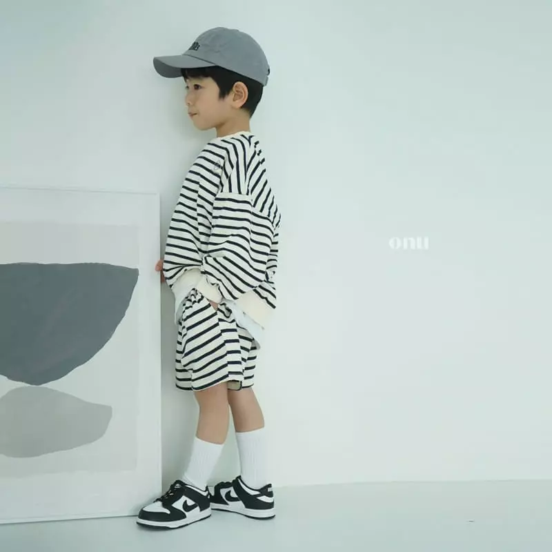 Onu - Korean Children Fashion - #todddlerfashion - Stripes Sweatshirt - 6
