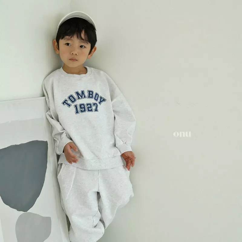 Onu - Korean Children Fashion - #todddlerfashion - Tom Boy Top Bottom Set - 3