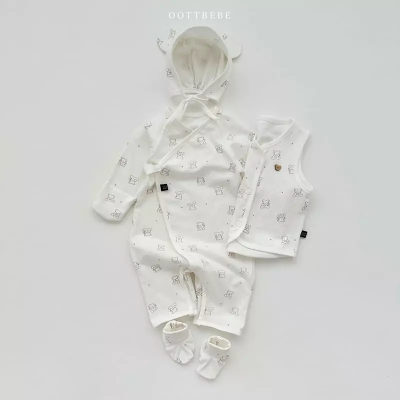 Oott Bebe - Korean Baby Fashion - #babyboutique - Mild Benet Bodysuit - 4