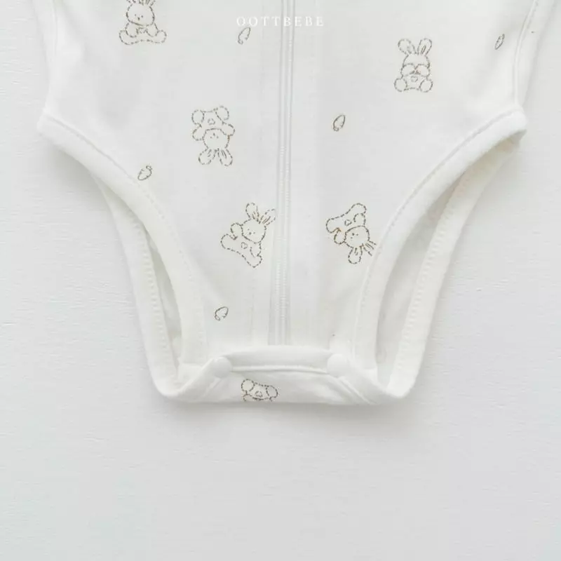 Oott Bebe - Korean Baby Fashion - #babyboutiqueclothing - Mild Wrapper Bodysuit - 8