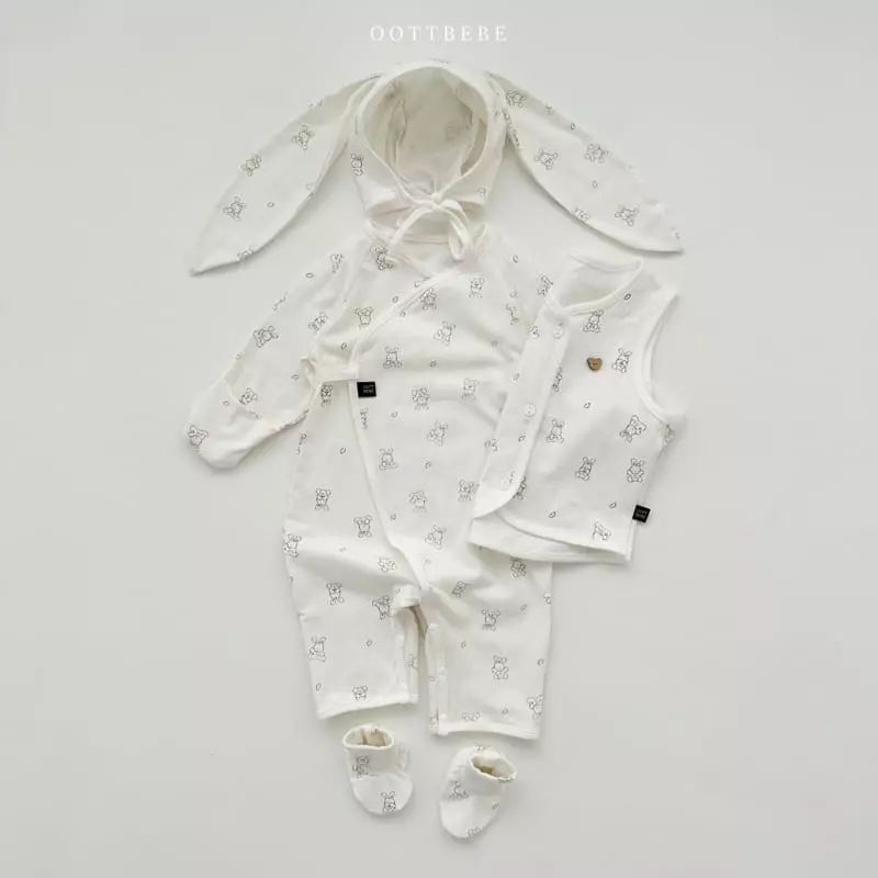 Oott Bebe - Korean Baby Fashion - #babyboutiqueclothing - Mild Benet Bodysuit - 5