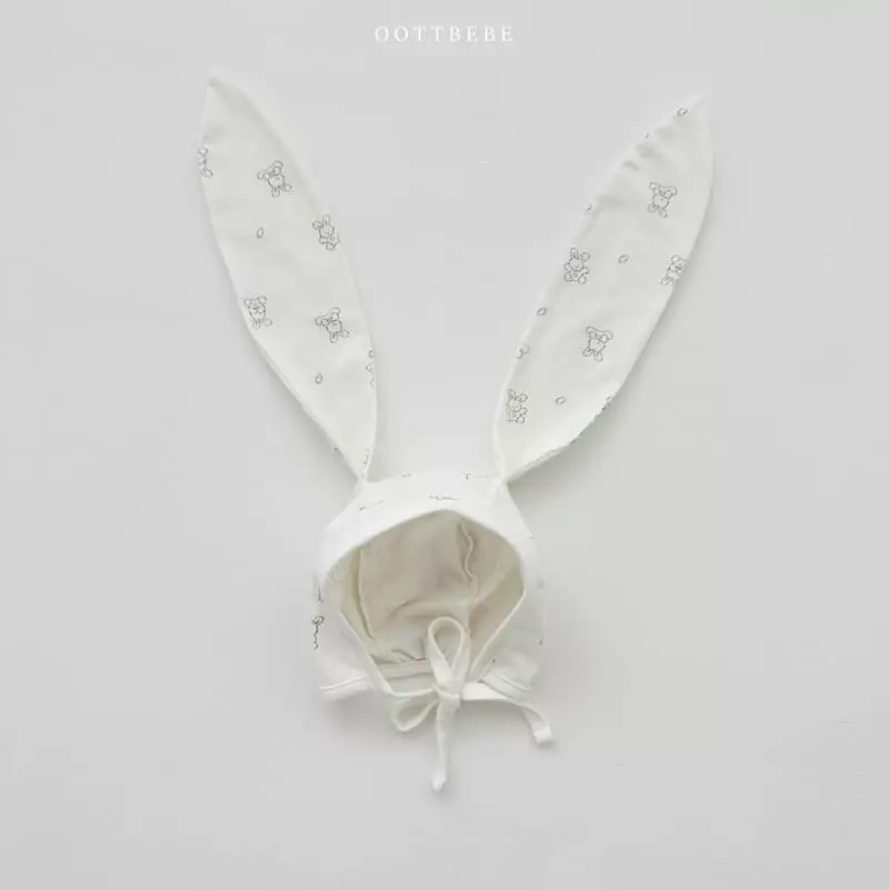 Oott Bebe - Korean Baby Fashion - #babyboutiqueclothing - Mild Bunny Bonnet