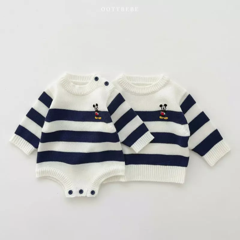 Oott Bebe - Korean Baby Fashion - #babyfashion - D M Bodysuit - 3