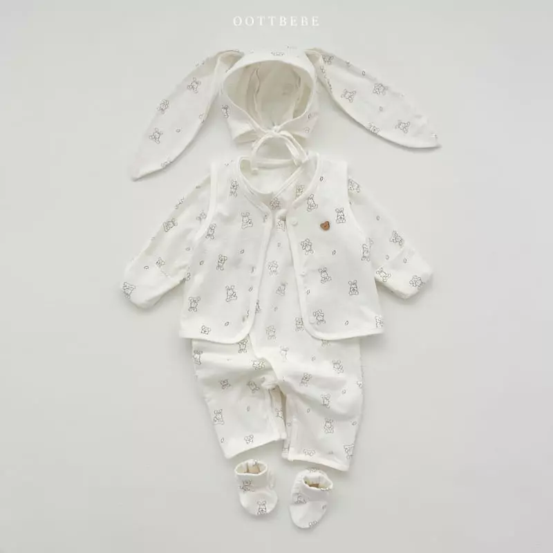 Oott Bebe - Korean Baby Fashion - #babyfashion - Mild In Vest - 5
