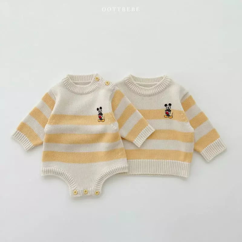 Oott Bebe - Korean Baby Fashion - #babyfashion - D M Bodysuit - 4