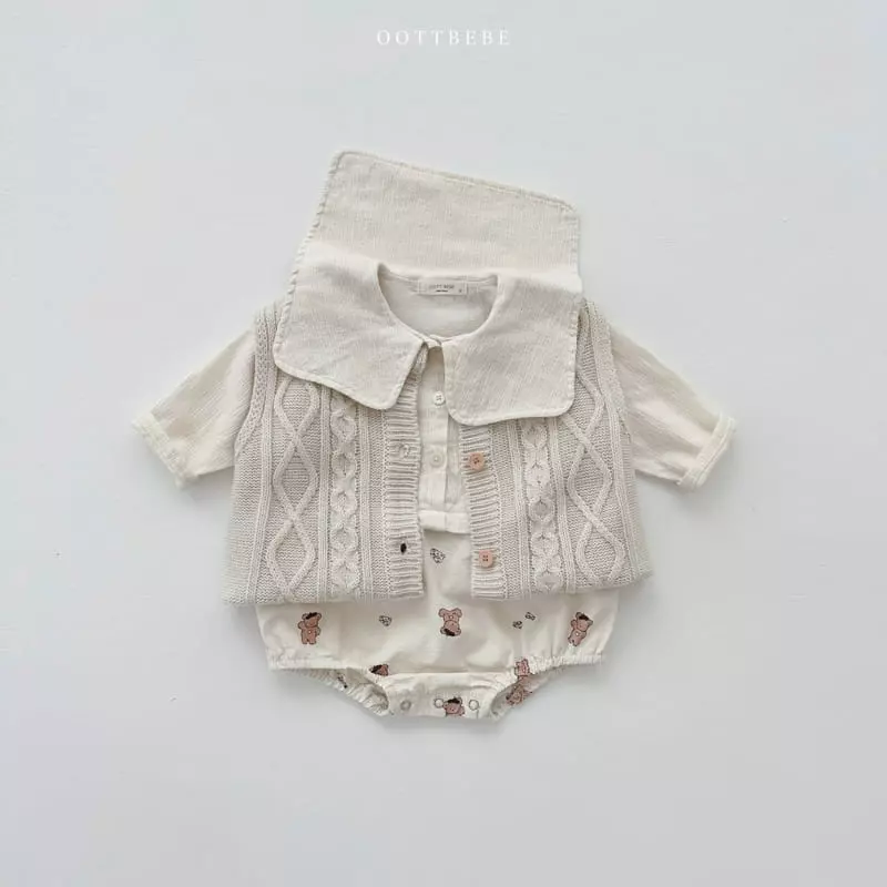 Oott Bebe - Korean Baby Fashion - #babyfever - Bonjour Bodysuit - 9