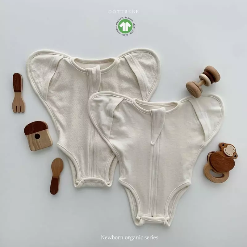 Oott Bebe - Korean Baby Fashion - #babygirlfashion - Organic Bodysuit Mesh