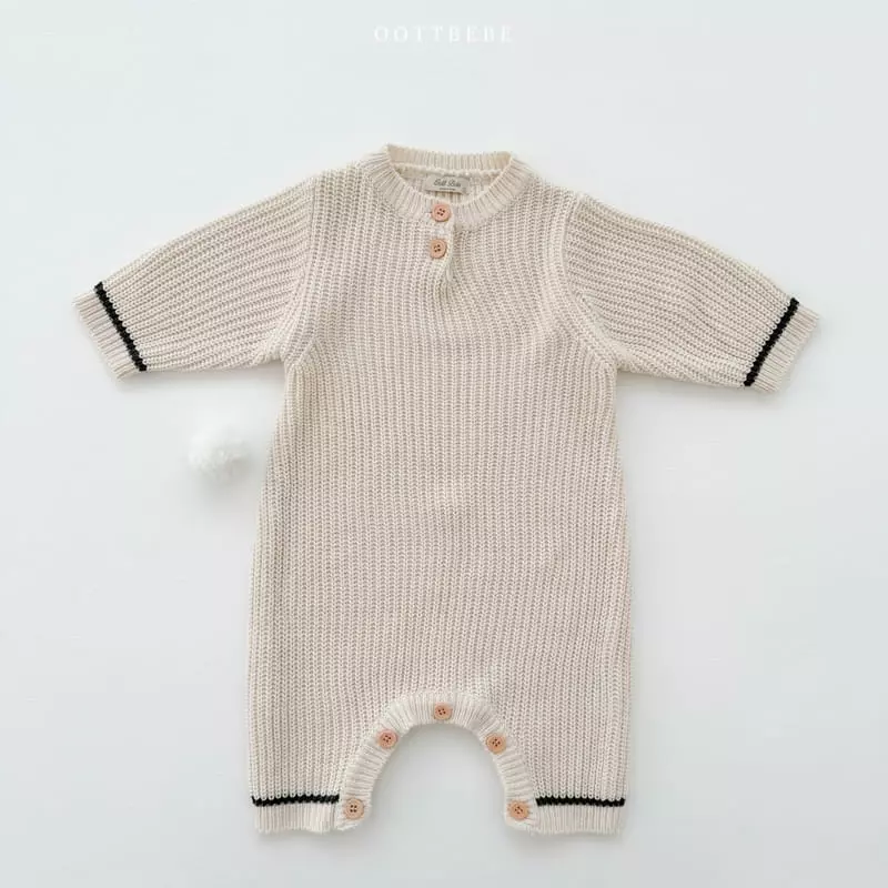 Oott Bebe - Korean Baby Fashion - #babylifestyle - Hazzi Barnie Bodysuit - 2