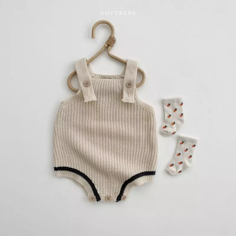 Oott Bebe - Korean Baby Fashion - #babylifestyle - Hazzi Dungarees Bodysuit