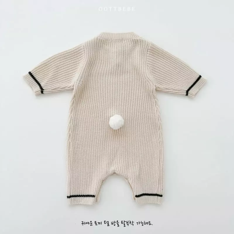 Oott Bebe - Korean Baby Fashion - #babyoninstagram - Hazzi Barnie Bodysuit - 3