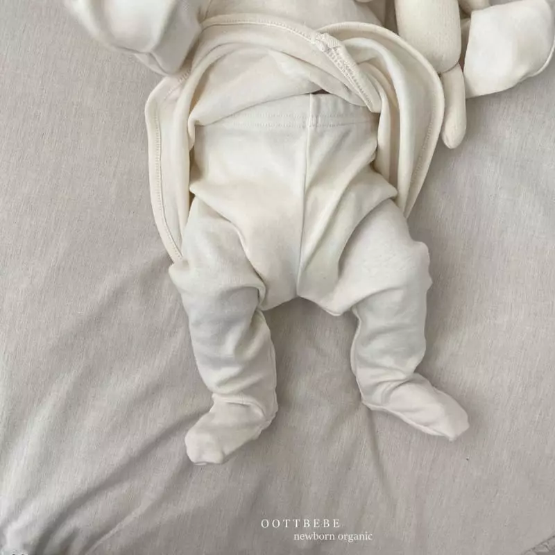 Oott Bebe - Korean Baby Fashion - #babyootd - Organic Leggings Mesh - 6