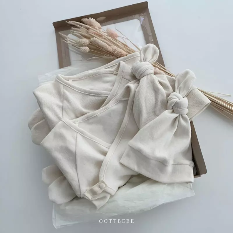 Oott Bebe - Korean Baby Fashion - #babyoutfit - Organic Bennet Bodysuit Mesh