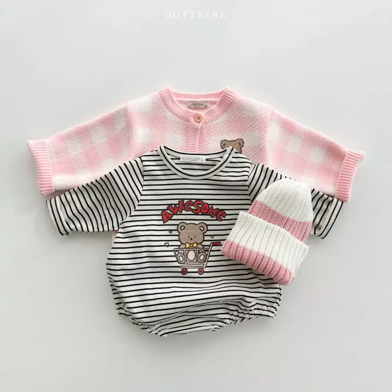 Oott Bebe - Korean Baby Fashion - #babyoutfit - Dessert Piping Bodysuit - 8