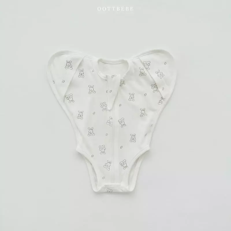 Oott Bebe - Korean Baby Fashion - #babywear - Mild Wrapper Bodysuit - 3