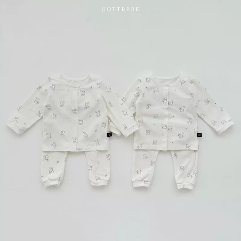 Oott Bebe - Korean Baby Fashion - #babywear - Mild Top Bottom Set