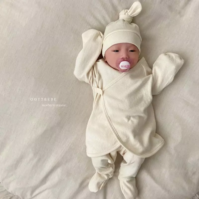 Oott Bebe - Korean Baby Fashion - #babywear - Organic Bennet Bodysuit Cotton - 4
