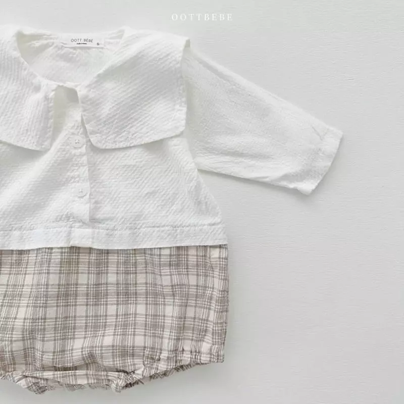 Oott Bebe - Korean Baby Fashion - #onlinebabyshop - Bonjour Bodysuit - 3