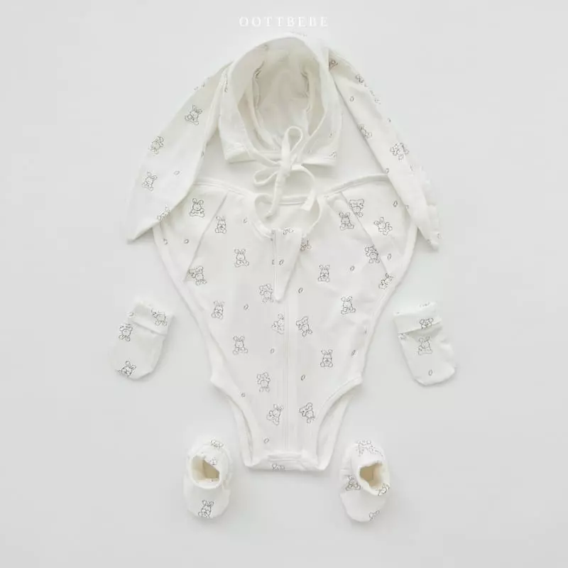 Oott Bebe - Korean Baby Fashion - #onlinebabyshop - Mild Wrapper Bodysuit - 5