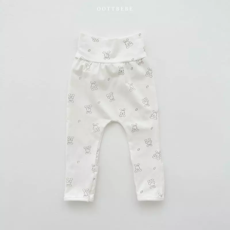 Oott Bebe - Korean Baby Fashion - #onlinebabyboutique - Mild Stomach Leggings - 4
