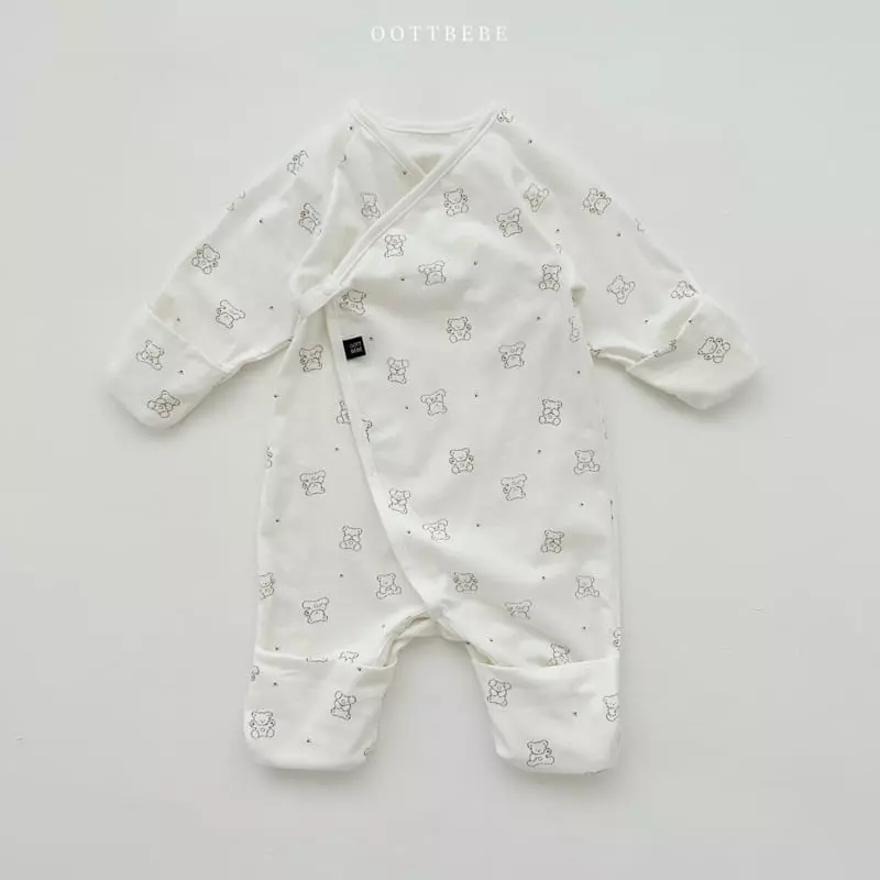 Oott Bebe - Korean Baby Fashion - #onlinebabyshop - Mild Benet Bodysuit - 2