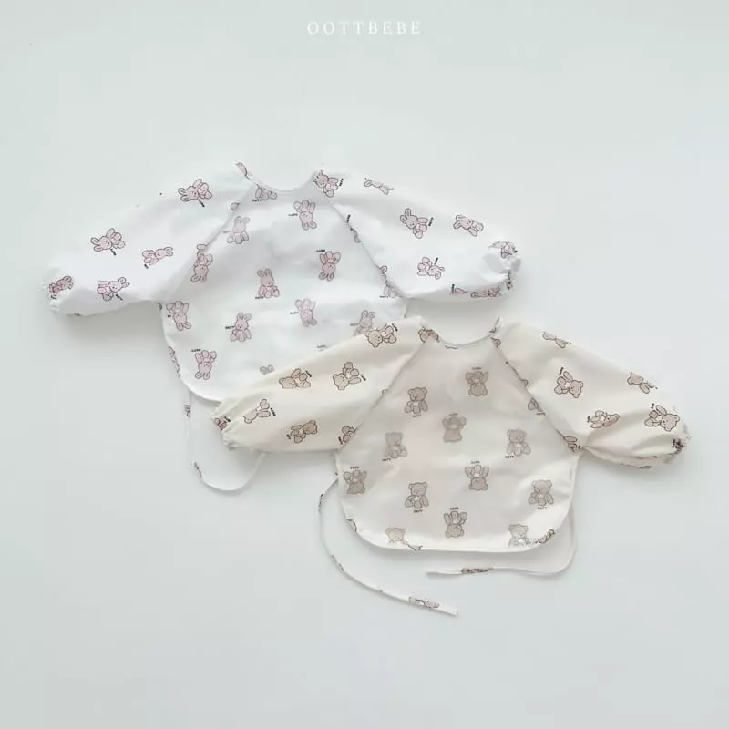 Oott Bebe - Korean Children Fashion - #Kfashion4kids - Together Waterproof Bib