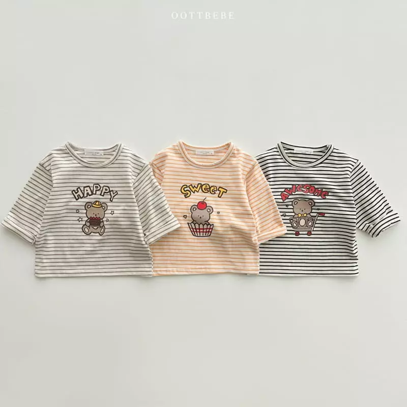 Oott Bebe - Korean Children Fashion - #childrensboutique - Dessert Piping Tee